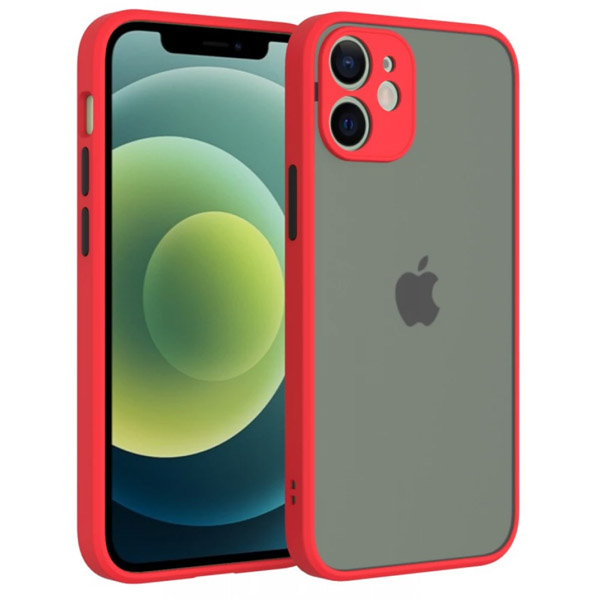 خرید پلکسی کاور مات با محافظ دوربین iPhone 12 Mini
