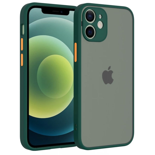 خرید پلکسی کاور مات با محافظ دوربین iPhone 12 Mini