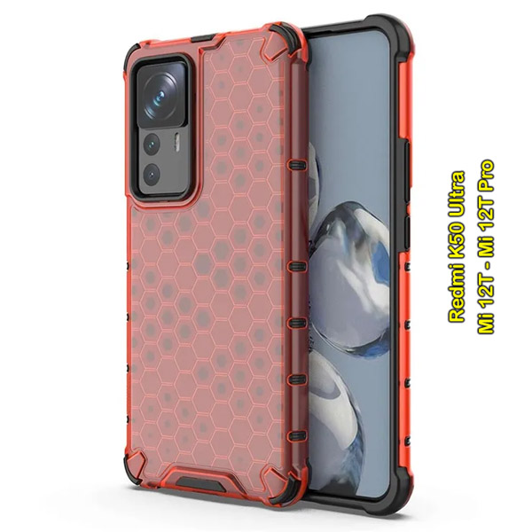 خرید گارد ضد ضربه هیبریدی Xiaomi Redmi K50 Ultra مدل Honeycomb