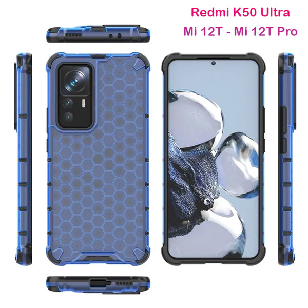 خرید گارد ضد ضربه هیبریدی Xiaomi Redmi K50 Ultra مدل Honeycomb