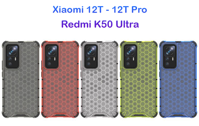 خرید گارد ضد ضربه هیبریدی Xiaomi Redmi K50 Ultra مدل Honeycomb