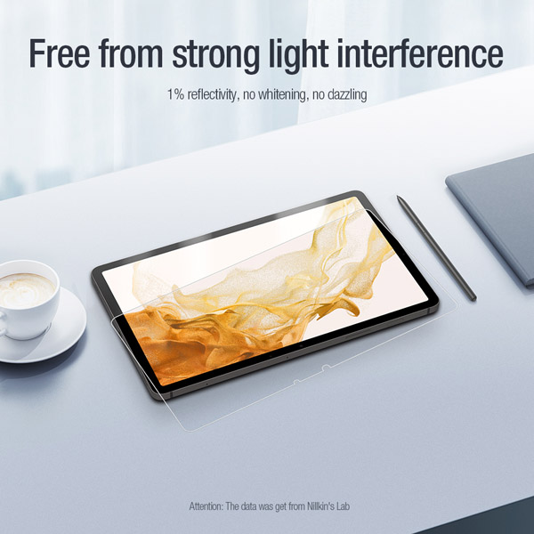 خرید برچسب صفحه نمایش تبلت Samsung Galaxy Tab S8 مارک نیلکین مدل Pure series AR Film