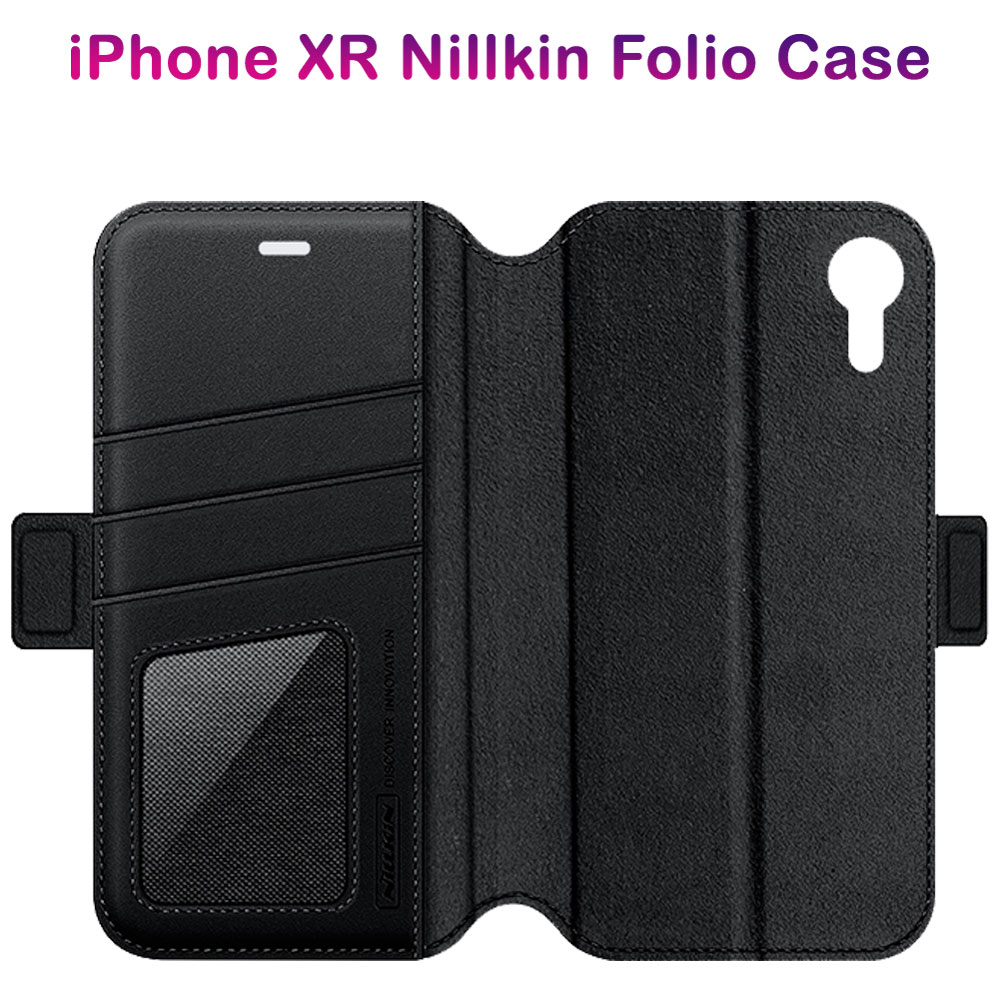 فلیپ کاور نیلکین iPhone XR مدل Folio با قفل مگنتی