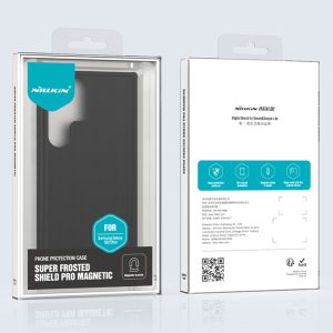 خرید قاب ضد ضربه مگنتی نیلکین Samsung Galaxy S22 Ultra مدل Super Frosted Shield Pro Magnetic