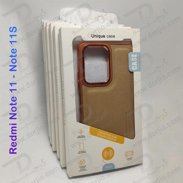 خرید قاب چرمی Xiaomi Redmi Note 11 مارک PULOKA