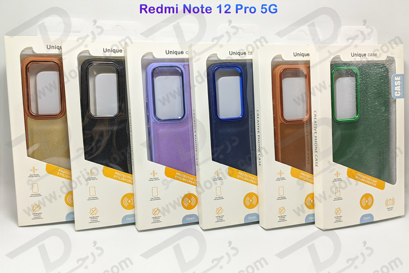 خرید قاب چرمی Xiaomi Redmi Note 12 Pro مارک PULOKA