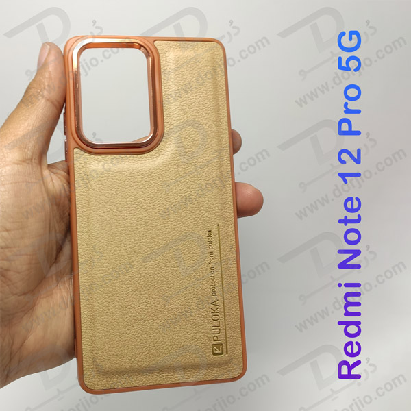 خرید قاب چرمی Xiaomi Redmi Note 12 Pro مارک PULOKA