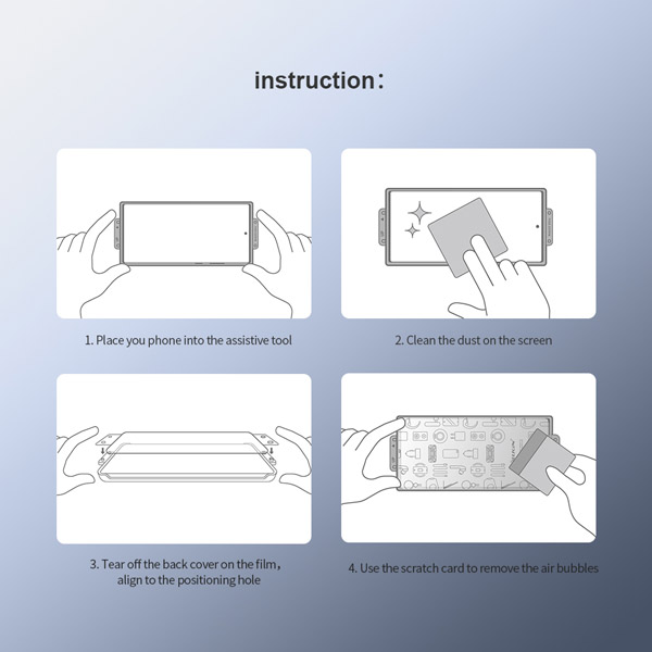 خرید نانو برچسب منحنی OnePlus 11R  مارک نیلکین مدل Impact Resistant Curved Film ( پک 2 عددی )