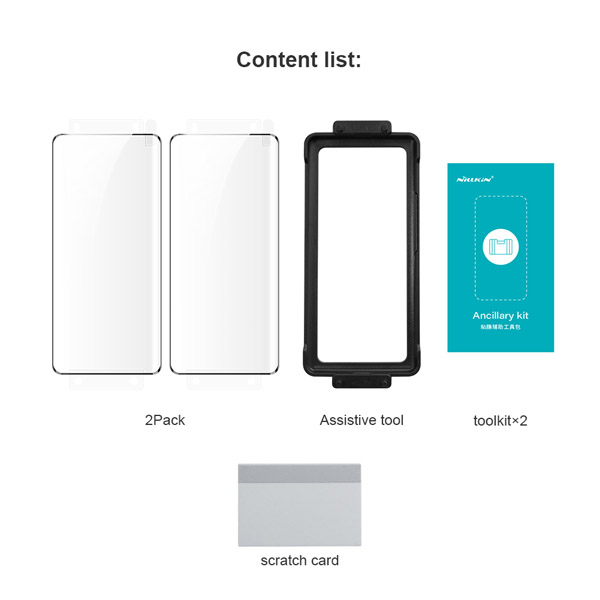 خرید نانو برچسب منحنی OnePlus 11R  مارک نیلکین مدل Impact Resistant Curved Film ( پک 2 عددی )