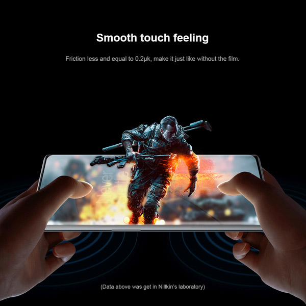 خرید نانو برچسب منحنی OnePlus 11R  مارک نیلکین مدل Impact Resistant Curved Film ( پک 2 عددی )