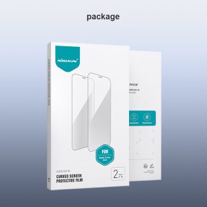 خرید نانو برچسب منحنی Xiaomi Civi 2 مارک نیلکین مدل Impact Resistant Curved Film - پک 2 عددی