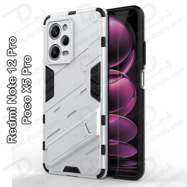 خرید گارد ضد ضربه استند دار Xiaomi Redmi Note 12 Pro 5G مارک BIBERCAS