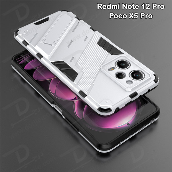 خرید گارد ضد ضربه استند دار Xiaomi Redmi Note 12 Pro 5G مارک BIBERCAS