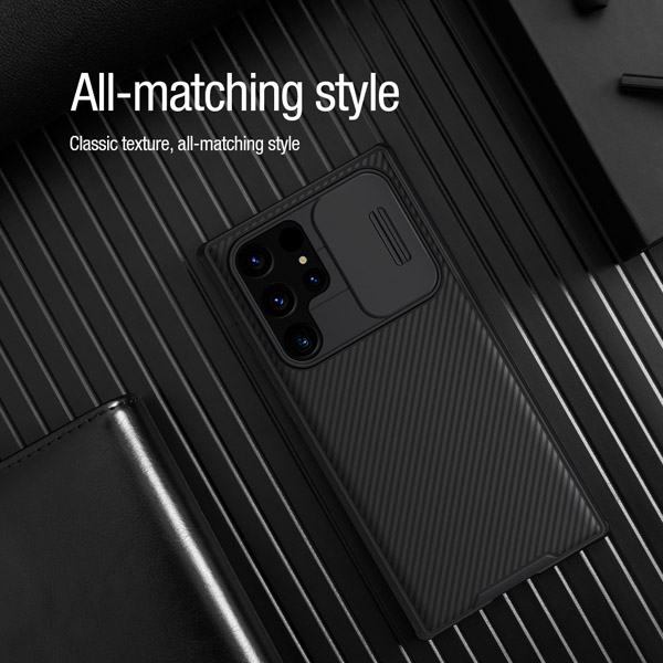 خرید گارد ضد ضربه مگنتی نیلکین Samsung Galaxy S22 Ultra مدل Camshield Pro Magnetic Case