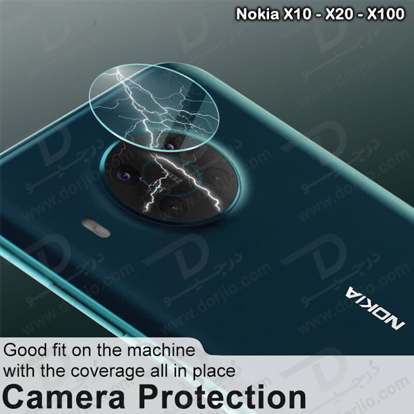 خرید گلس لنز شیشه‌ ای دوربین Nokia X20