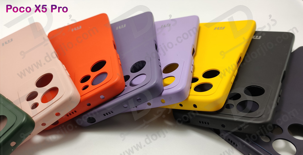 خرید قاب سیلیکونی با محافظ دوربین Xiaomi Poco X5 Pro