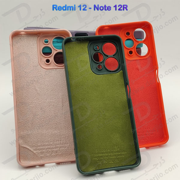 خرید قاب سیلیکونی با محافظ دوربین Xiaomi Redmi Note 12R