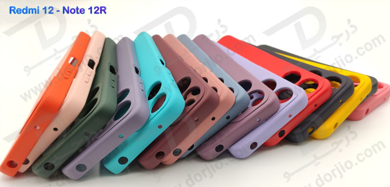 خرید قاب سیلیکونی با محافظ دوربین Xiaomi Redmi Note 12R