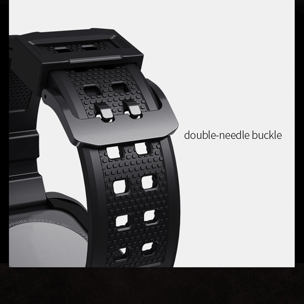 خرید قاب محافظ با بند ژله ای قفل دار Apple Watch 44mm نیلکین مدل DynaGuard Wristband