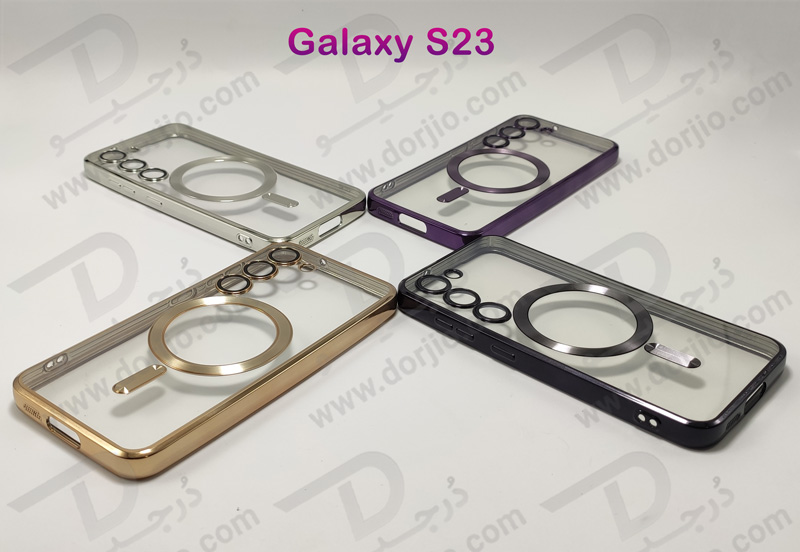 خرید قاب کریستالی مگنتی فریم رنگی Samsung Galaxy S23