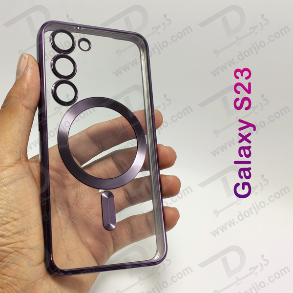 خرید قاب کریستالی مگنتی فریم رنگی Samsung Galaxy S23