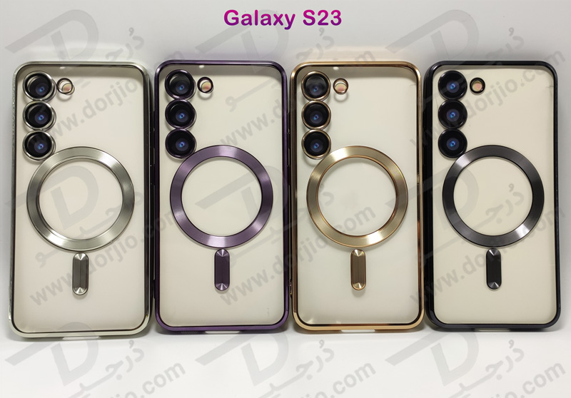 خرید قاب کریستالی مگنتی فریم رنگی Samsung Galaxy S23