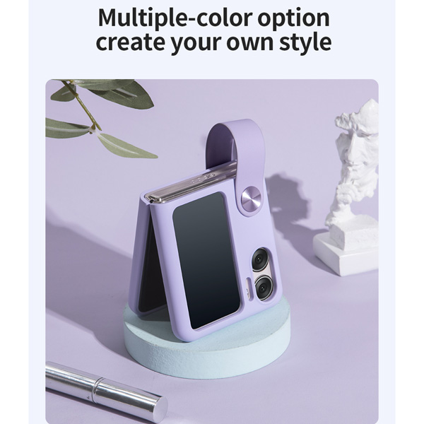 خرید گارد سیلیکونی بند دار OPPO Find N2 Flip مارک نیلکین مدل Flex Flip