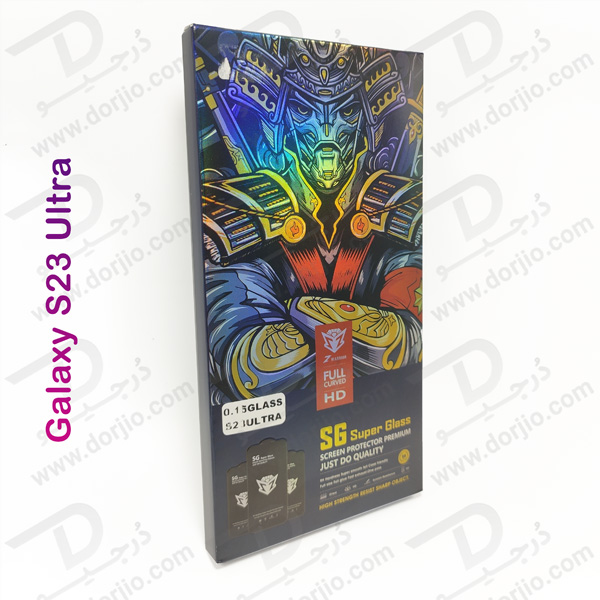 خرید گلس شفاف تمام صفحه Samsung Galaxy S23 Ultra مدل Warrior