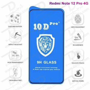 خرید گلس شفاف Xiaomi Redmi Note 12 Pro 4G مدل 10D Pro