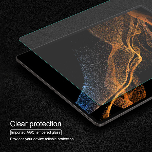خرید گلس شیشه ای نیلکین تبلت Samsung Galaxy Tab S8 Ultra مدل H+ Anti-explosion