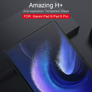 گلس شیشه ای نیلکین تبلت Xiaomi Pad 6 Pro مدل H+ Anti-explosion