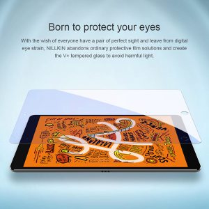 خرید گلس شیشه ای نیلکین تبلت iPad Mini 2019 مدل V+ Anti Blue Light