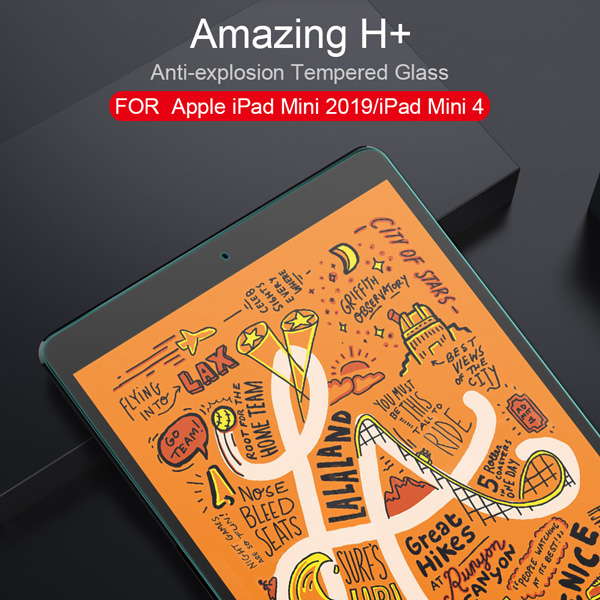 خرید گلس شیشه ای نیلکین تبلت iPad Mini 4 مدل H+ Anti-Explosion