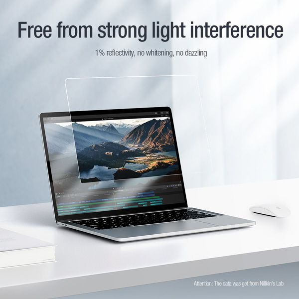 خرید برچسب صفحه نمایش MacBook 16 مارک نیلکین مدل Pure Series AR Film