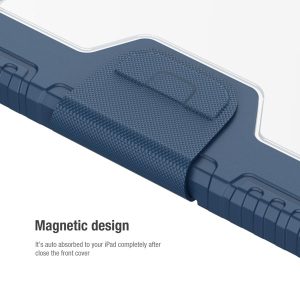 خرید فلیپ کاور چرمی پشت شفاف ایربگ دار Xiaomi Pad 5 Pro 12.4 مارک نیلکین مدل Bumper Pro