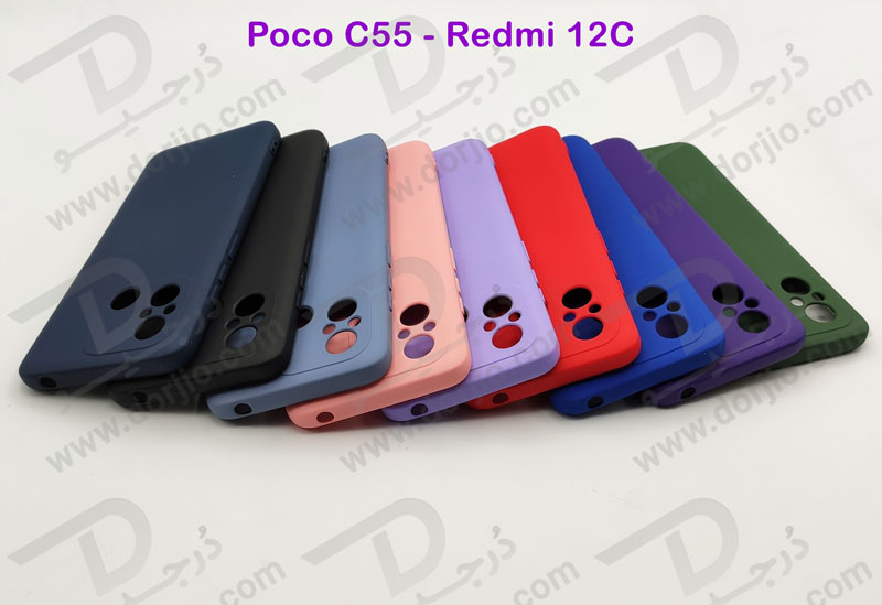 خرید قاب سیلیکونی با محافظ دوربین Xiaomi Poco C55