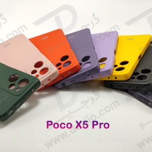 خرید قاب سیلیکونی با محافظ دوربین Xiaomi Poco X5 Pro