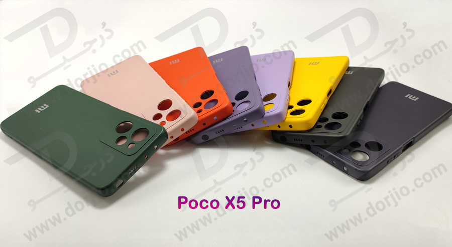 خرید قاب سیلیکونی با محافظ دوربین Xiaomi Poco X5 Pro