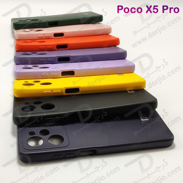 خرید قاب سیلیکونی با محافظ دوربین Xiaomi Poco X5 Pro