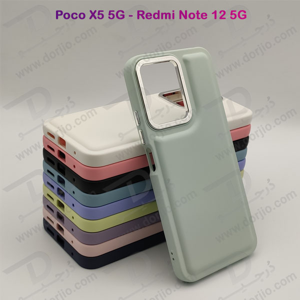 خرید قاب سیلیکونی طرح پافر Bubble Case مخصوص Xiaomi Poco X5 5G برند OMIGA