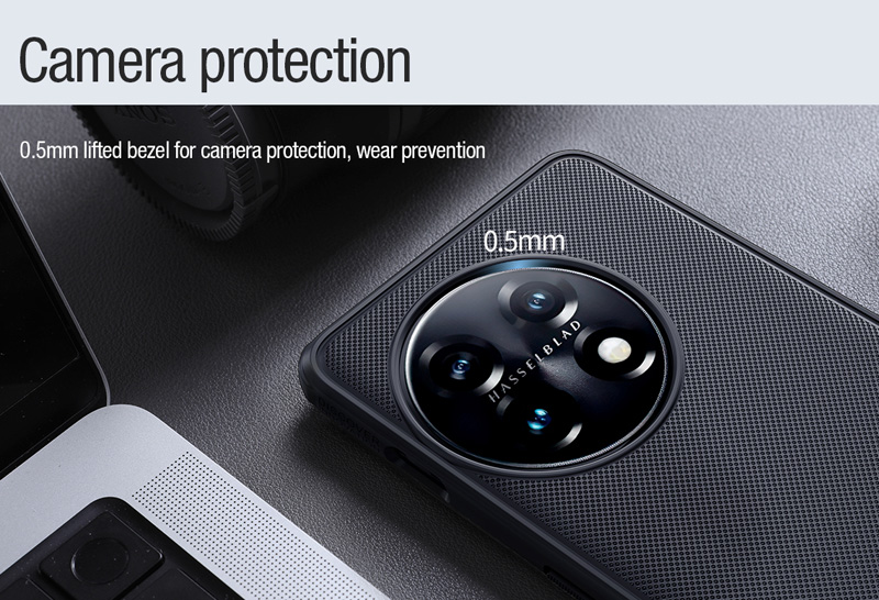 خرید قاب ضد ضربه مغناطیسی نیلکین OnePlus 11 مدل Super Frosted Shield Pro Magnetic