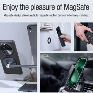 خرید قاب ضد ضربه مغناطیسی نیلکین Oppo Find X6 مدل Super Frosted Shield Pro Magnetic