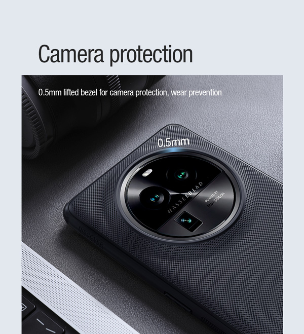 خرید قاب ضد ضربه مگنتی نیلکین Oppo Find X6 Pro مدل Super Frosted Shield Pro Magnetic