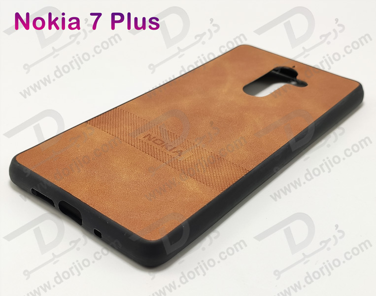 خرید قاب ژله ای روکش چرمی نوکیا Nokia 7 Plus