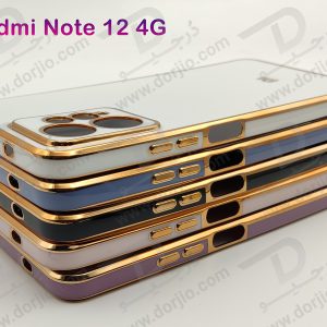 خرید قاب ژله ای فریم طلایی Xiaomi Redmi Note 12 4G مدل My Case