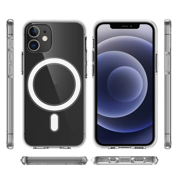 خرید قاب کریستالی شفاف مگ سیف iPhone 11