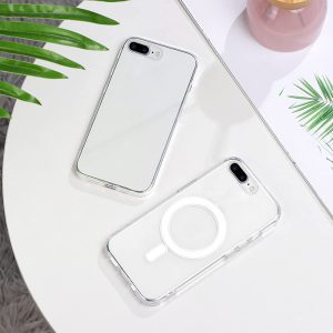 خرید قاب کریستالی شفاف مگ سیف iPhone 7 Plus