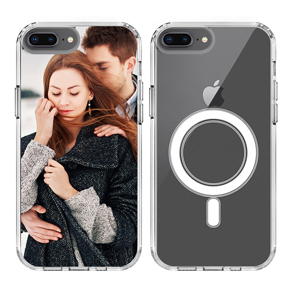 خرید قاب کریستالی شفاف مگ سیف iPhone 7 Plus