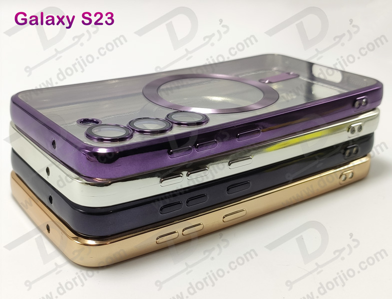 خرید قاب کریستالی مگنتی فریم رنگی Samsung Galaxy S23 خرید قاب کریستالی مگنتی فریم رنگی Samsung Galaxy S23