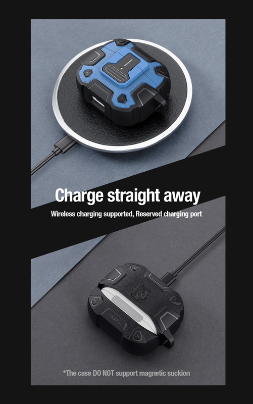 خرید کاور ضد ضربه نیلکین ایرپادز AirPods 3 مدل Bounce Pro